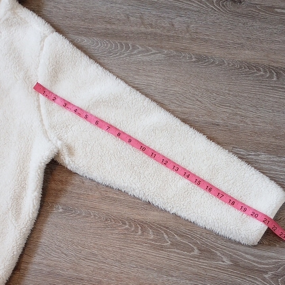 J. Jill Kids White Fleece Jacket - Picture 4 of 6